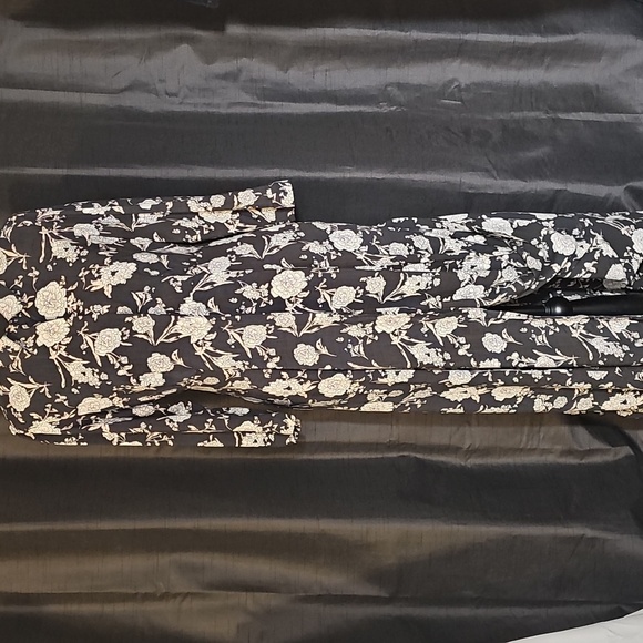 Zara Black and White Floral Maxi Dress - Picture 6 of 14